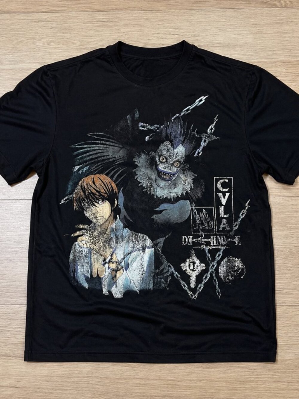 Death Note Light Ryuk Shirt, Anime Graphic Tee, Manga Shinigami T-Shirt